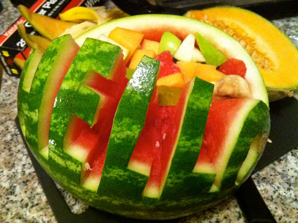 Fruit Salad Watermelon Bowl